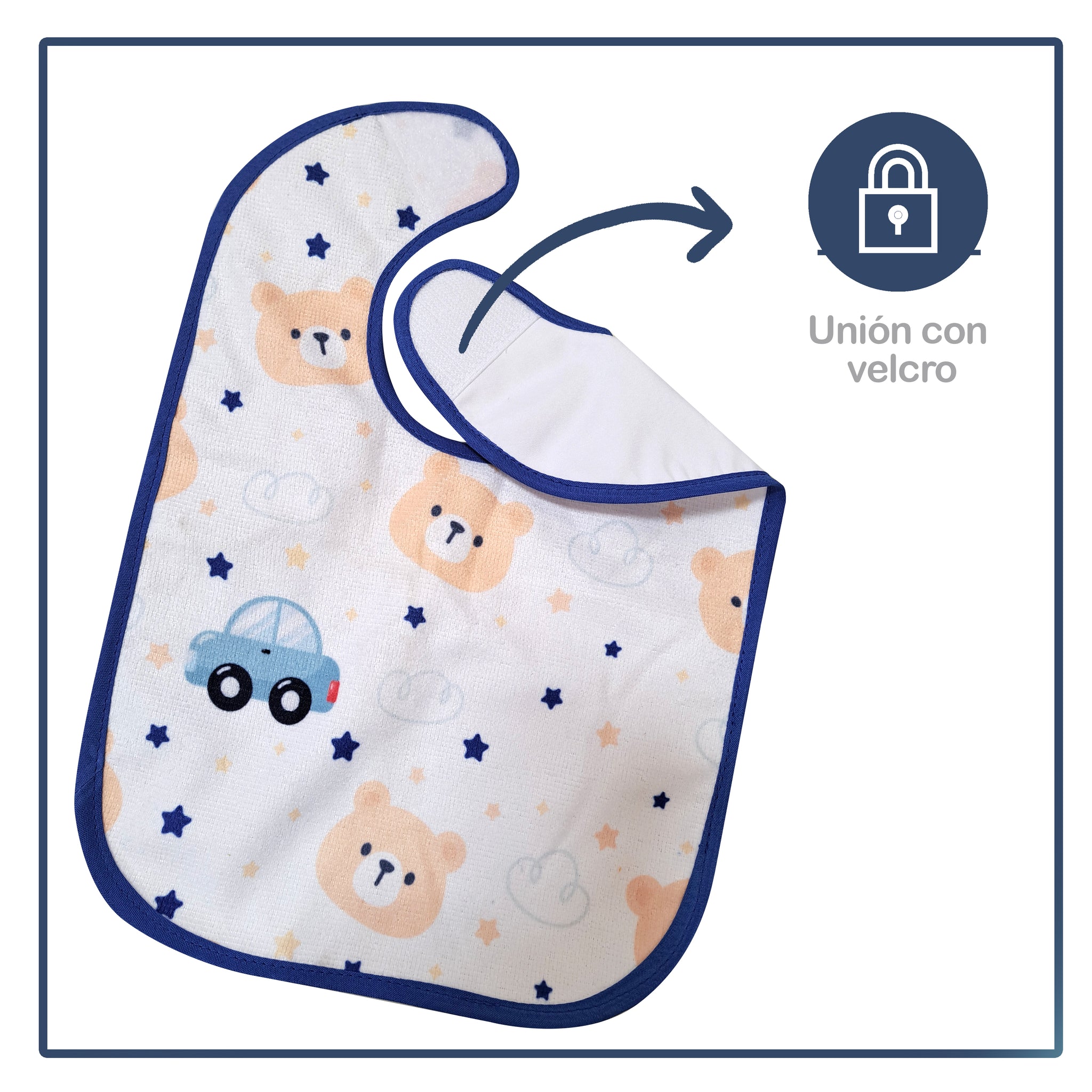 Babero microtoalla bear