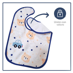 Babero microtoalla bear