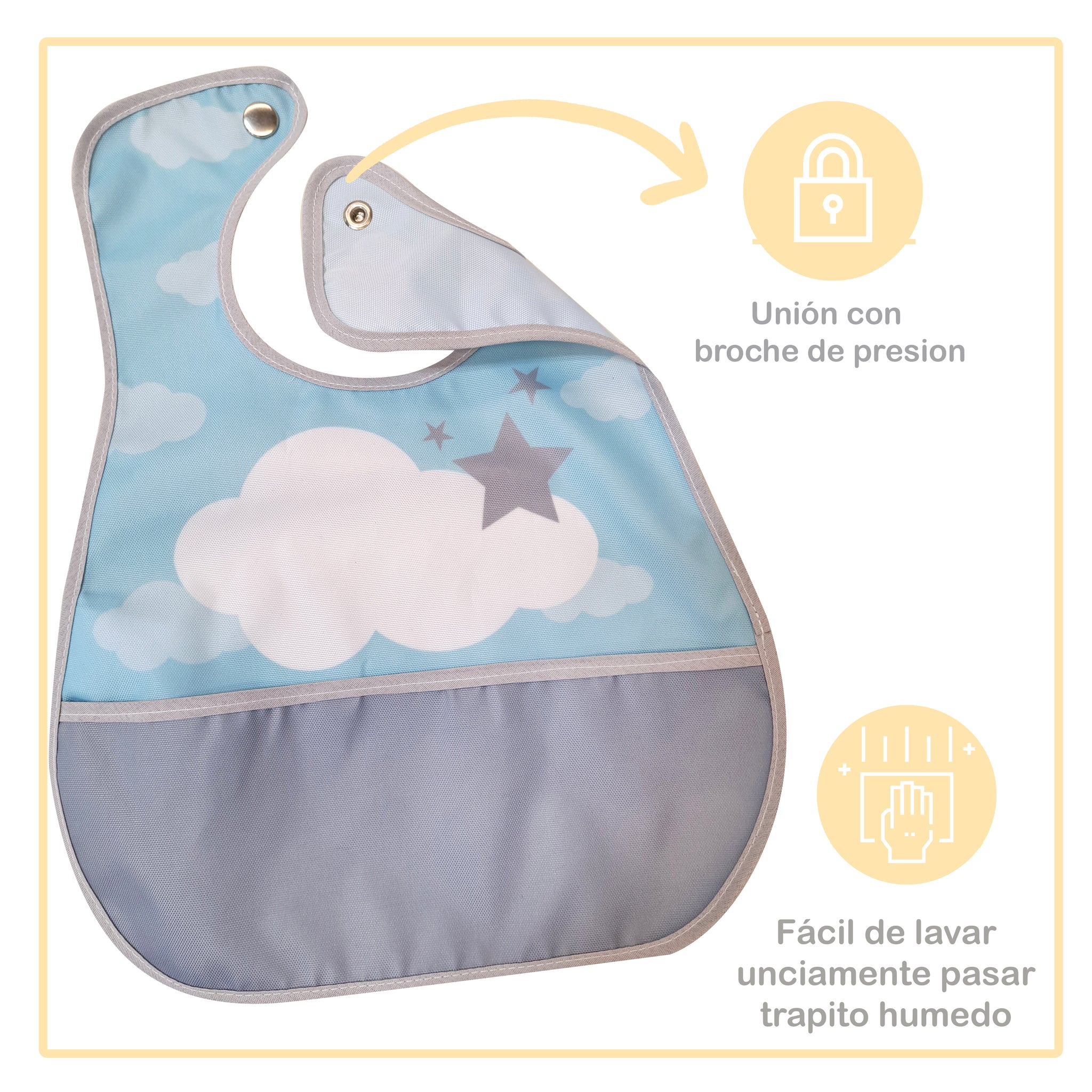 Babero impermeable boystar
