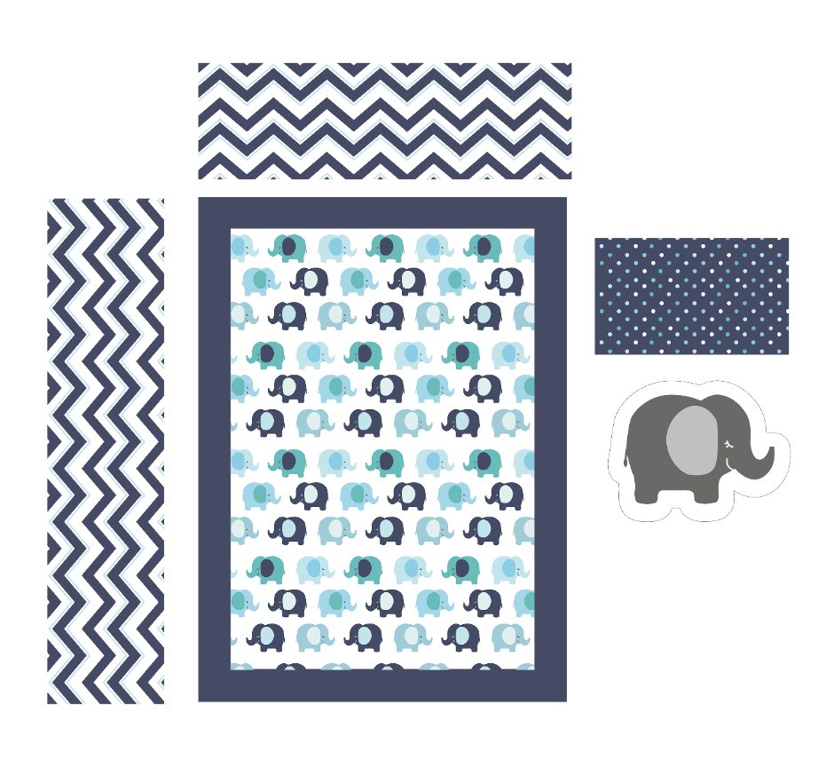 Juego de cuna Elepattern