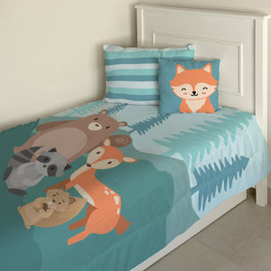 Edredon Bosque Animales