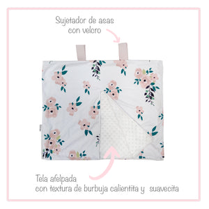 Cubre Portabebé Flores Baby