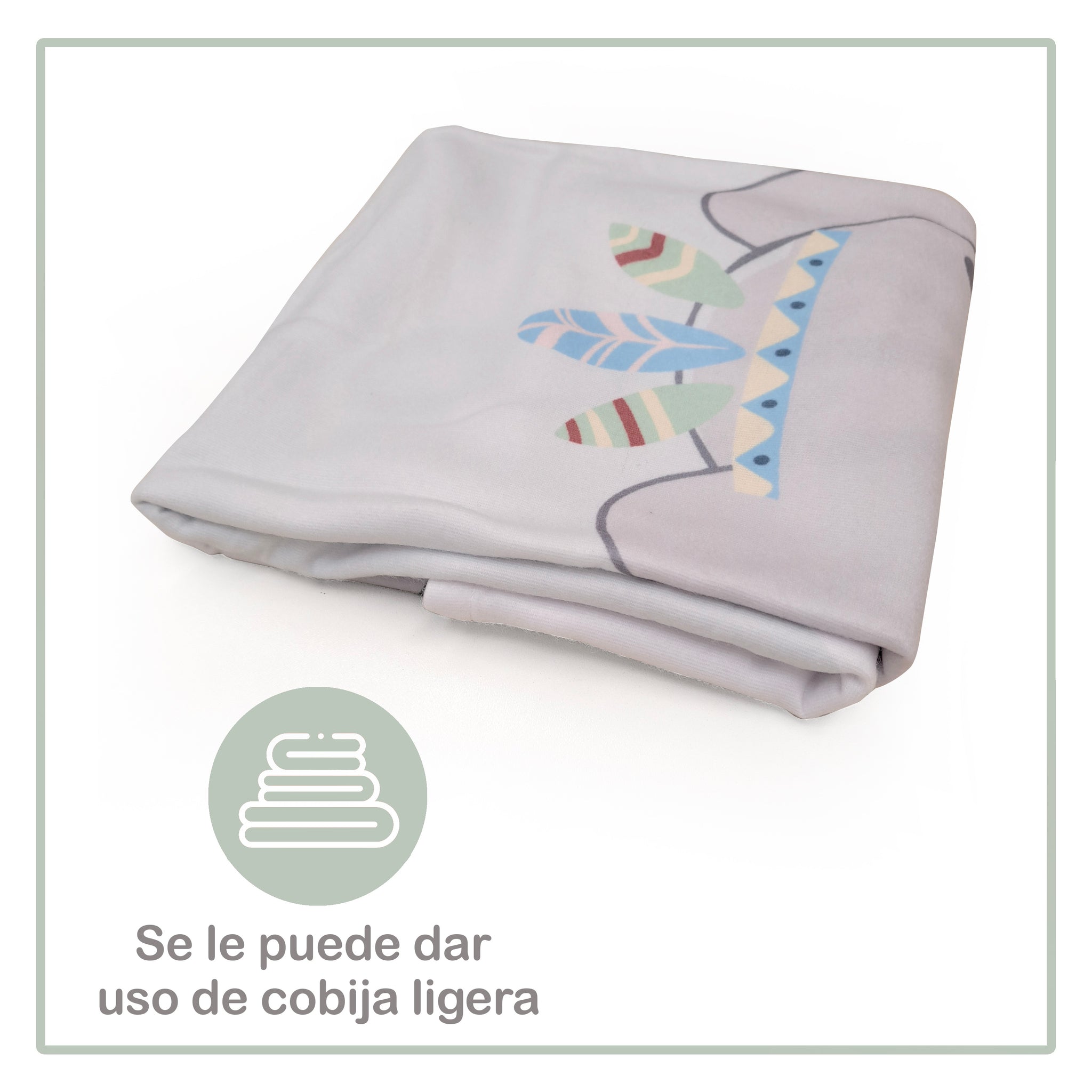 Frazada de conteo mensual Elefante Boho