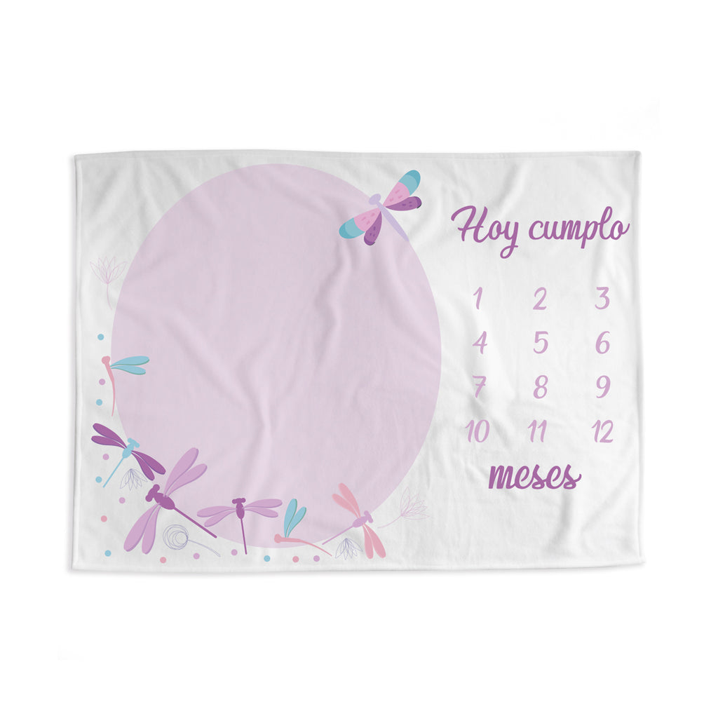 Frazada de conteo mensual libelula