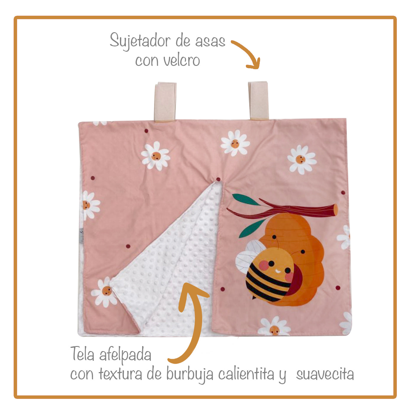Cubre Portabebé Abeja