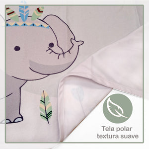 Frazada de conteo mensual Elefante Boho