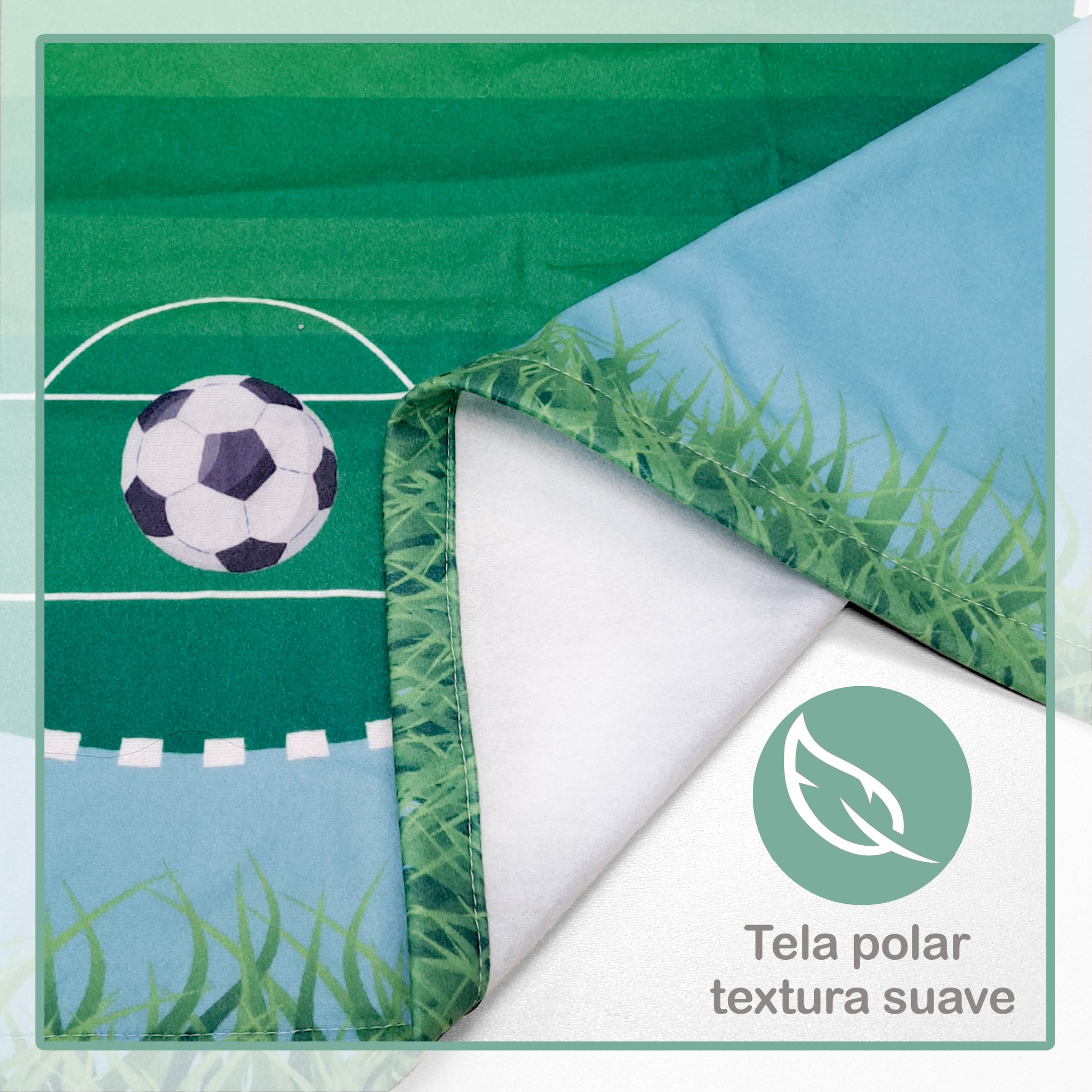 Frazada de conteo mensual soccer